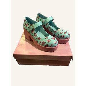 Melanie Martinez x Koi Alphabet Boy Mary Jane Shoes NEW IN BOX Size UK 5/ US 7